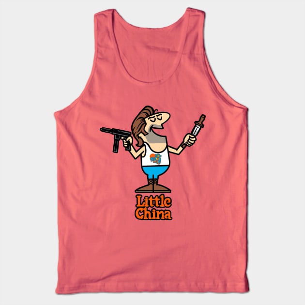 Little China Pizza Tank Top by harebrained